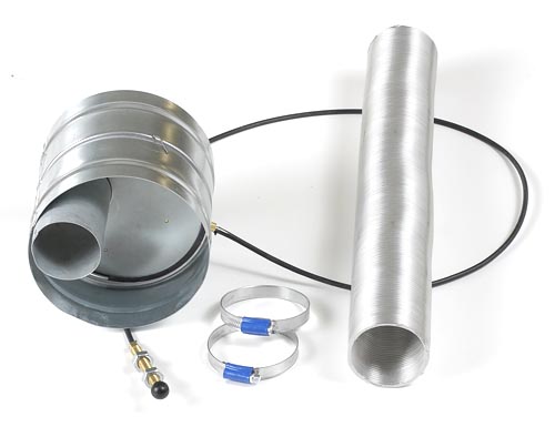 SET CLAPET AIR EXTERIEUR D:160 - 63