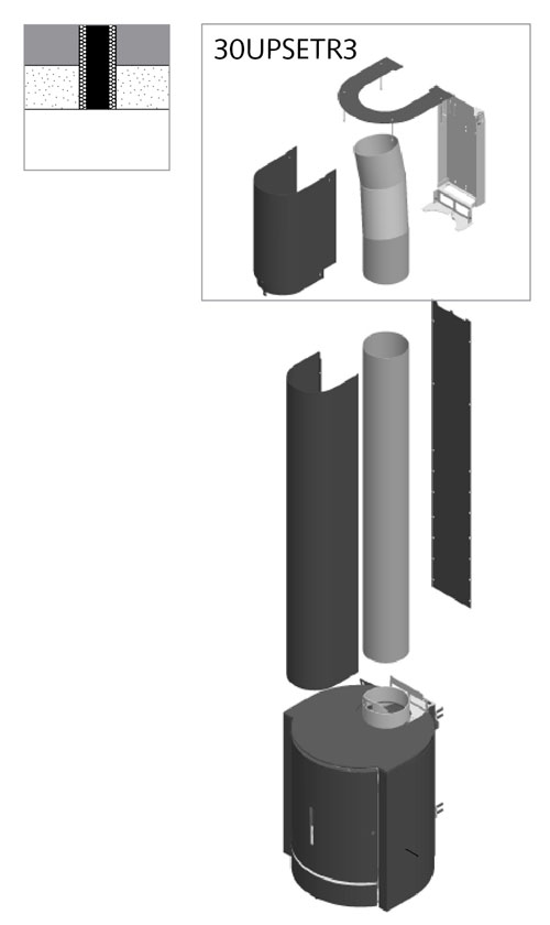 30UP SET3 RAC VERTICAL CONDUIT AFFLEUR