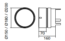 KIT ADAPTATEUR FLEXIBLE D180
