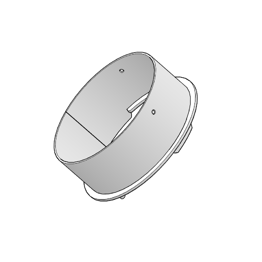 S6IN SORTIE FUMEE AXE OBL (Ø130mm/5'')