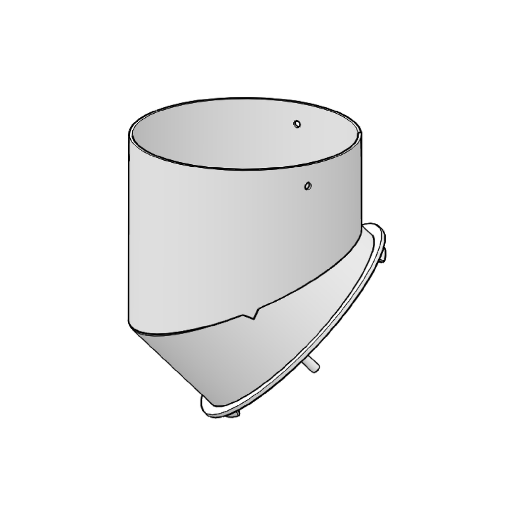 S6-IN SORTIE FUMEE AXE VERTICAL DIA130MM