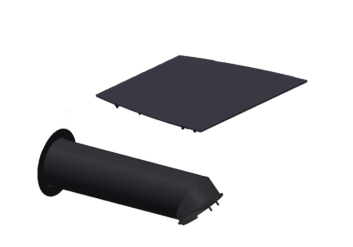 S6-H 7660 SORTIE FUMEE HORIZONTALE