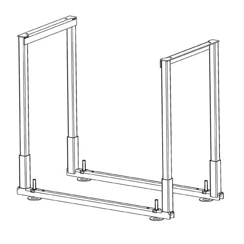 S16-68 SUPPORT HAUTEUR AJUSTABLE