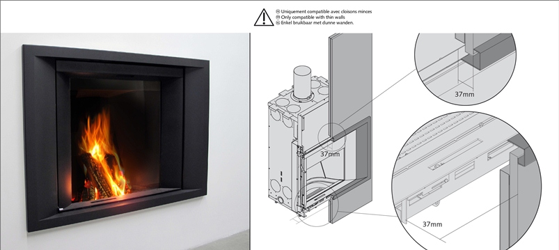µM CADRE APPLIQUE 4 COTES RAL_9017
