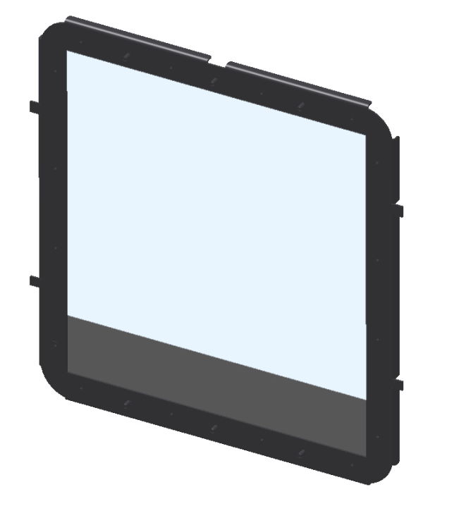 S6-IN 4655 KIT PORTE PARTIE VITRE