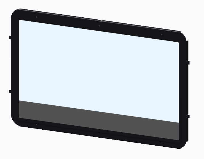 S6-IN 7655 KIT PORTE PARTIE VITRE