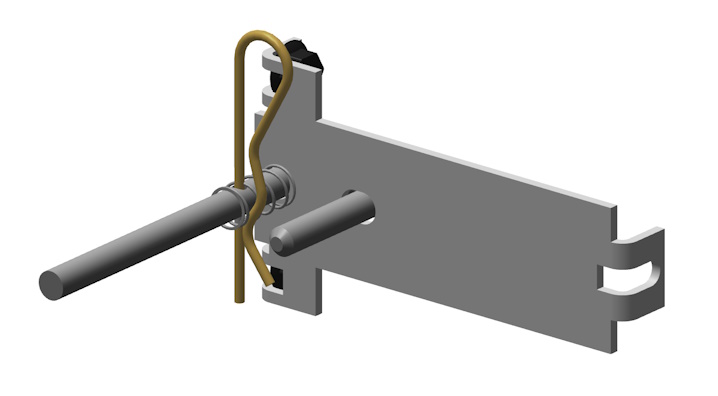22- KIT VERROU COULISSANT POUR VITRE