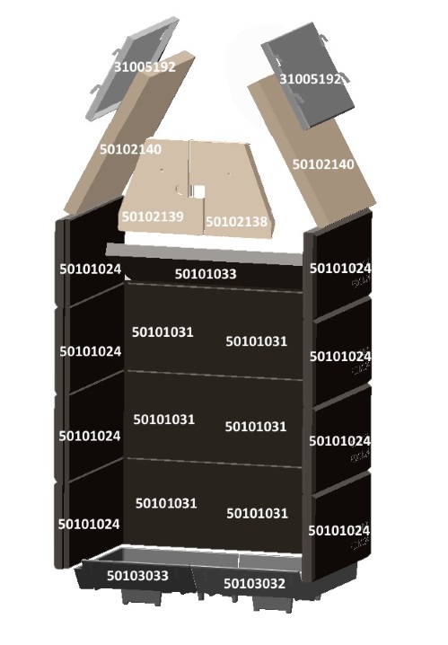 2270 REFRACTAIRE DEV FACE INCLINE FONCE