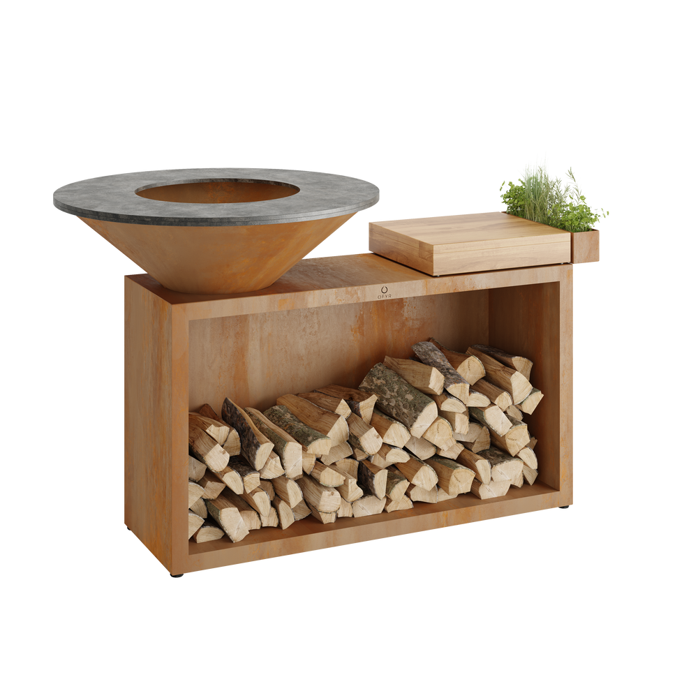 [OI-85-TW] OFYR Island Corten 85 Bois de teck
