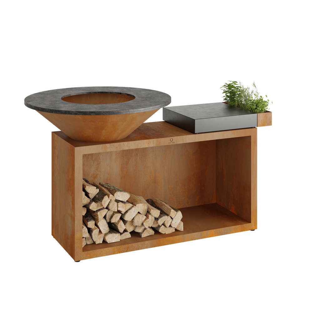 [OI-100-TW] OFYR Island Corten 100 Bois de teck