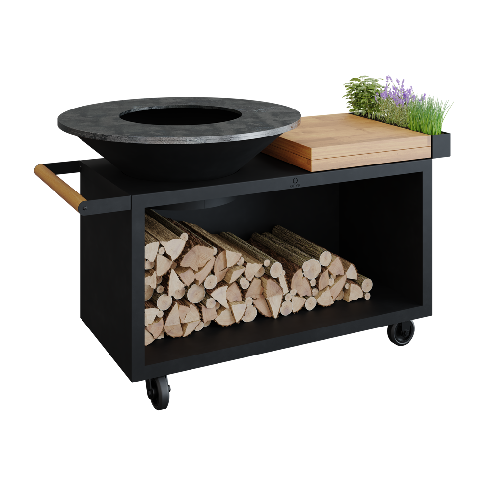[OIB-100-PRO-TW] OFYR Island Black 100 PRO Bois de teck