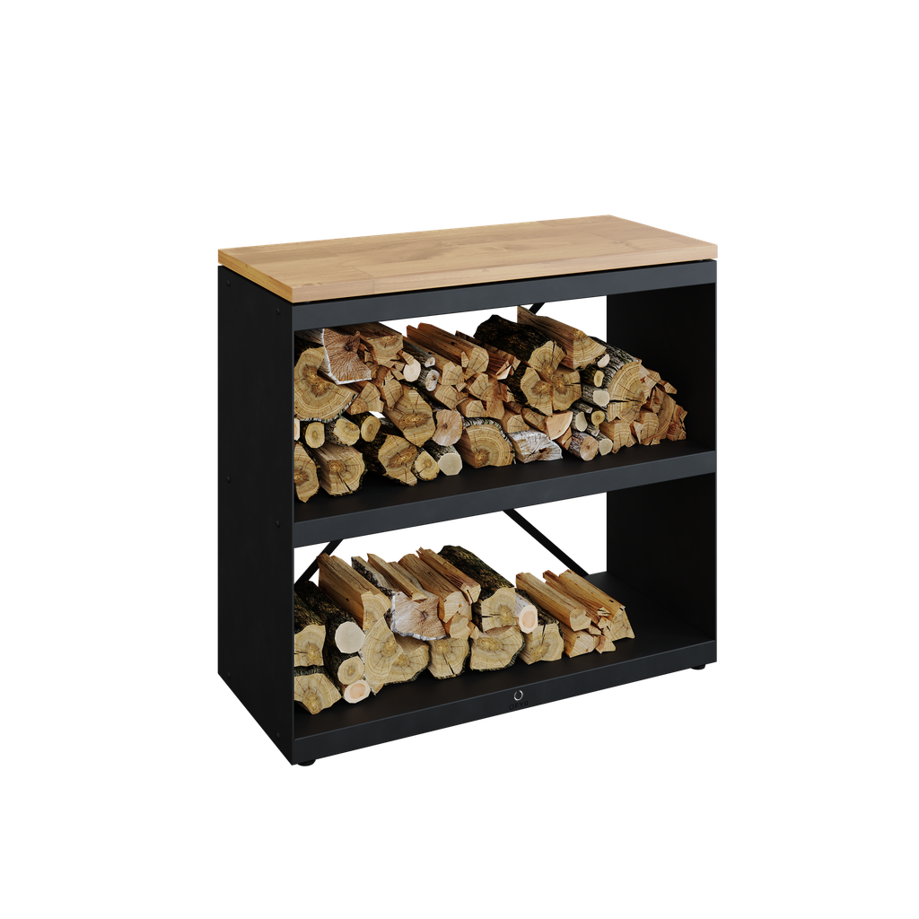 [WSB-D] OFYR Wood Storage Black Dressoir