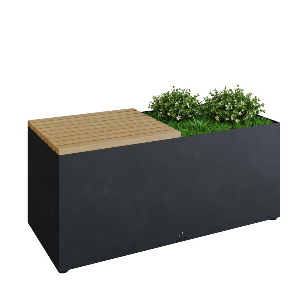 [HG-BB] OFYR Herb Garden Bench Black