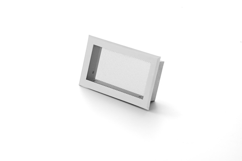 [12001006] GRILLE 350X200 2XD150 OBTURABLE BLANC