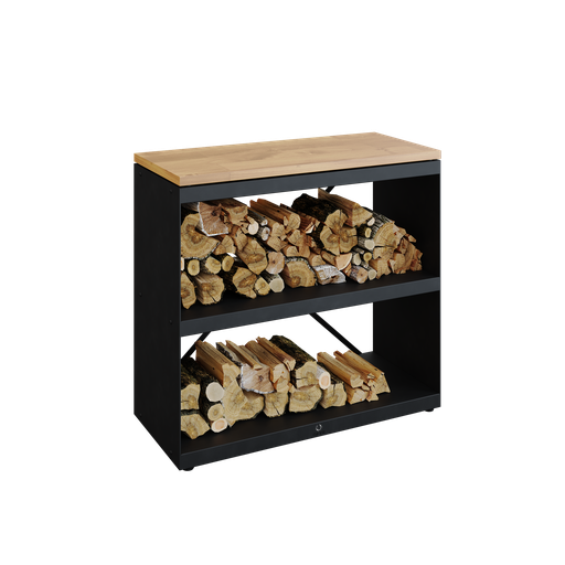 [WSB-D] OFYR Wood Storage Black Dressoir