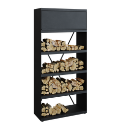 [WSB-100] OFYR Wood Storage Black 100