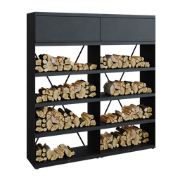 [WSB-200] OFYR Wood Storage Black 200